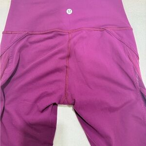 Lululemon Athletica Women’s Criss Cross Chilled Grape Purple Leggings 28 inch